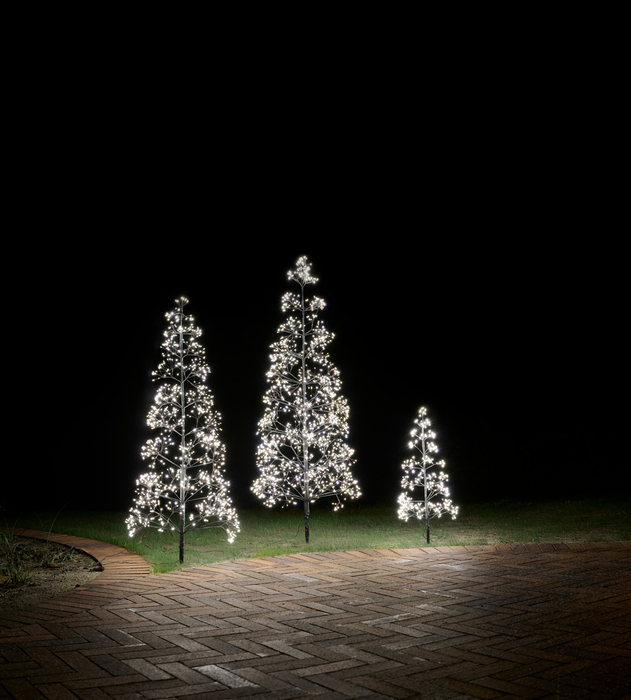 Juletræ med 1980 micro LED 180 cm